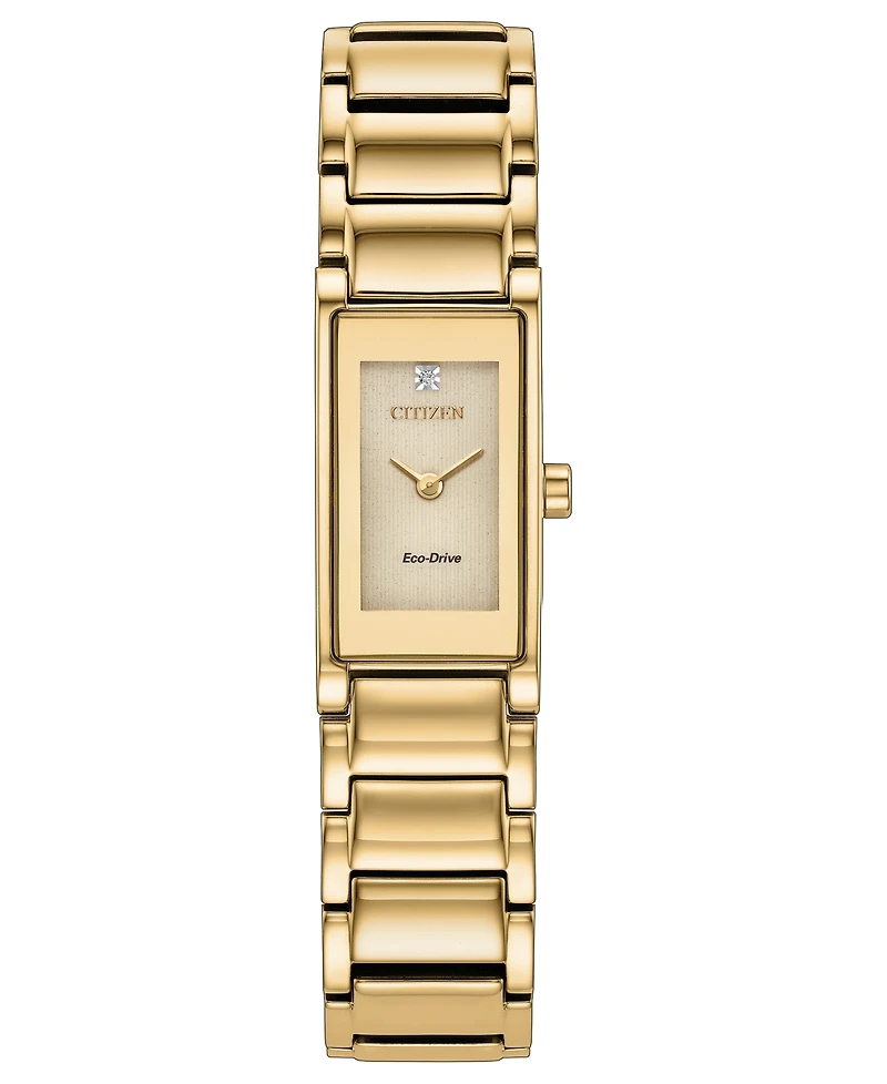Citizen Women's Axiom Gold-Tone Stainless Steel Bracelet Watch 14.3mm