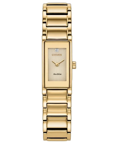 Citizen Women's Axiom Gold-Tone Stainless Steel Bracelet Watch 14.3mm