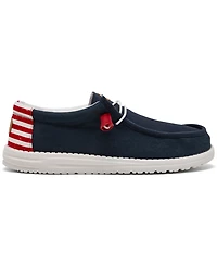 Hey Dude Men's Wally Americana Lifestyle Moccasin Loafers from Finish Line