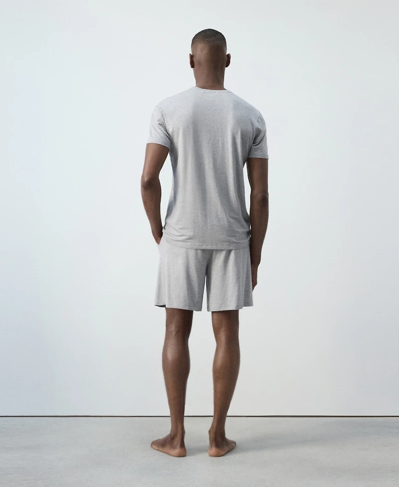Mango Men's Elastic Waistband Pajama
