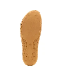 Spring Step Women's Gelatia Slide Wedge with Laser-Cut Detail