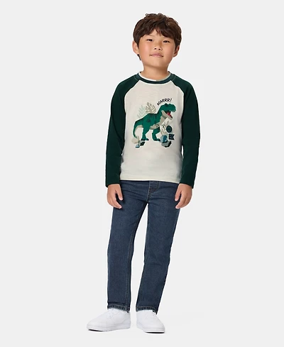 Kids Headquarters Toddler Boys' 2T-5T Long-Sleeve Top and Pants, 2-Piece Set