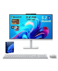 Lenovo A100 23.8" Fhd All-in-One Intel Core i3-N305 with Wireless Keyboard and Mouse