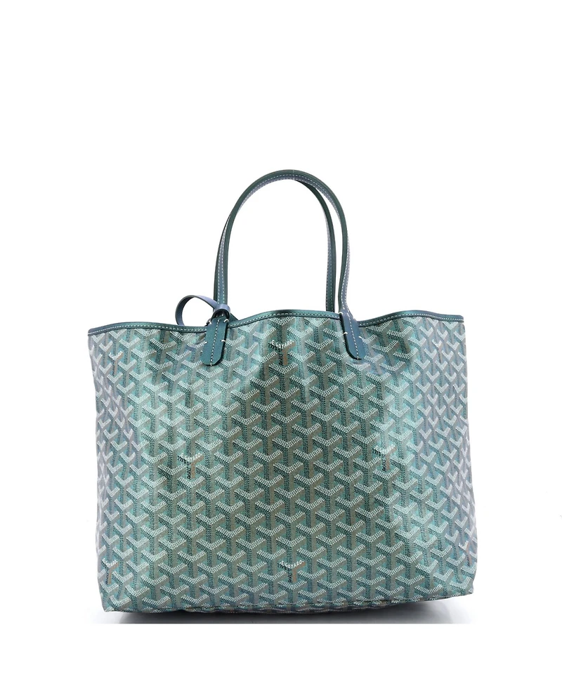 Pre-Owned Goyard Pm Saint Louis Tote Iridescent Coated Canvas