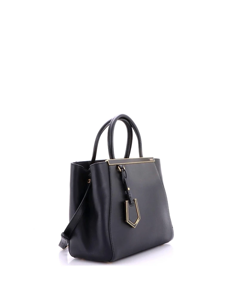 Pre-Owned Fendi Petite 2Jours Bag Leather