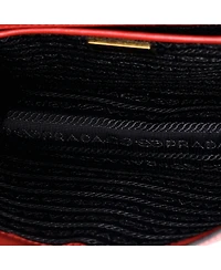 Pre-Owned Prada Small Chain Flap Bag Saffiano Leather
