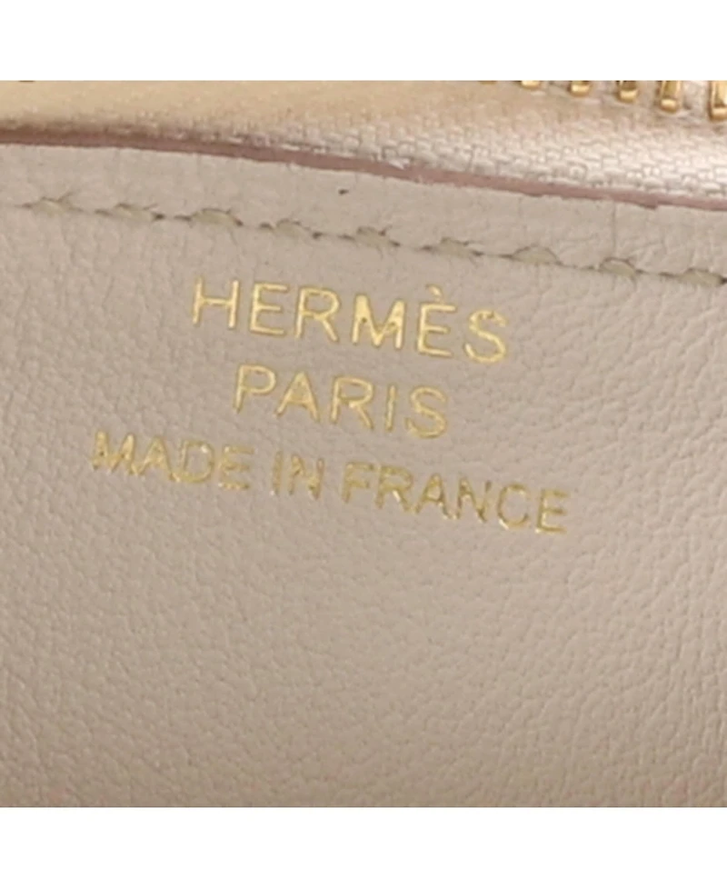 Pre-Owned Hermes Zipengo Chaine d'Ancre Zip Card Holder Leather