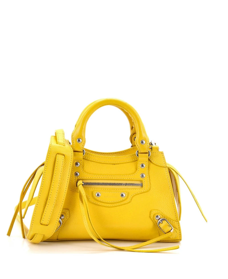 Pre-Owned Balenciaga Mini Neo Classic City Bag Leather