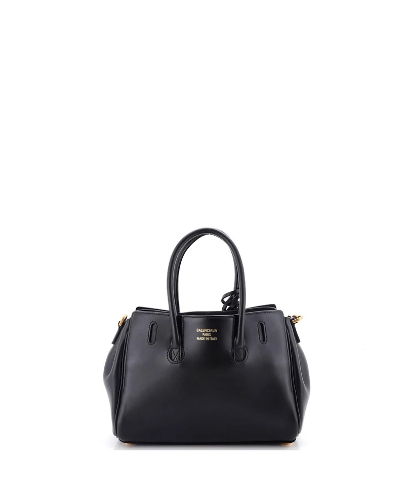 Pre-Owned Balenciaga Mini Bel Air Carry All Bag Leather