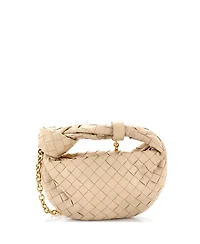 Pre-Owned Bottega Veneta Mini Bv Jodie Chain Hobo Intrecciato Nappa