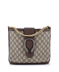 Pre-Owned Gucci Medium Dionysus Bucket Bag Gg Coated Canvas
