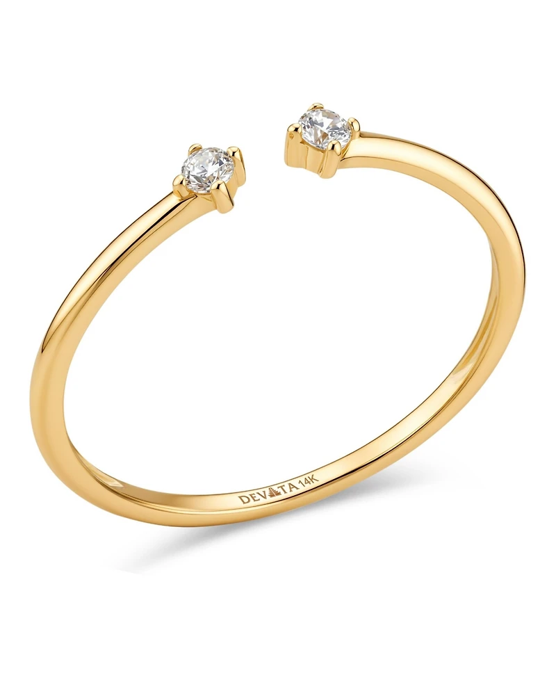 Devata Open Ring 14K Gold
