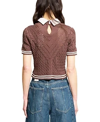 Central Park West Women's Birch Cable Mitered Twofor