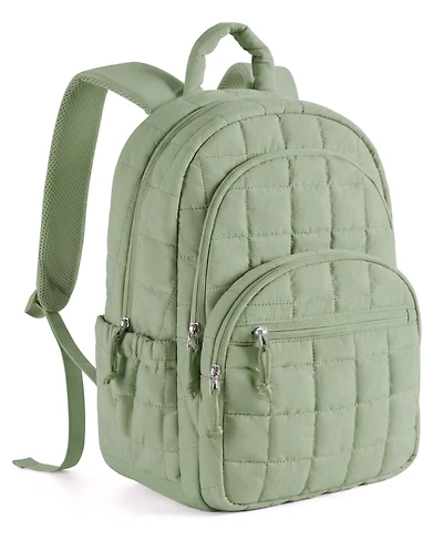 Piscifun Quilted Casual Travel Daypack Water Resistant Laptop Backpack for College Work