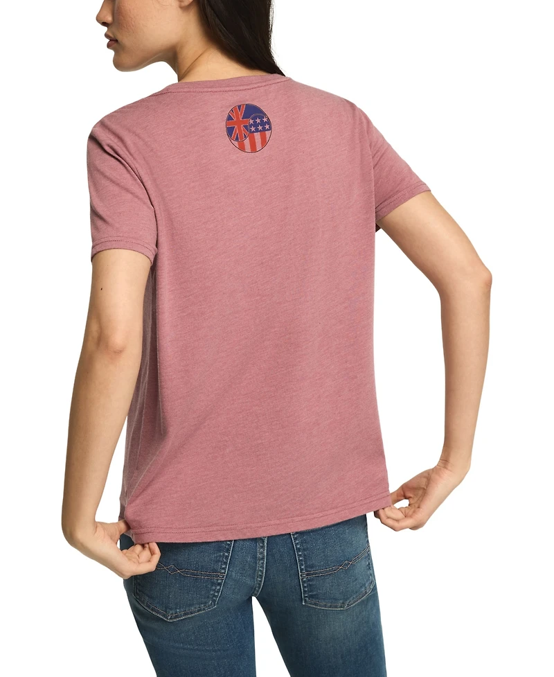 Lucky Brand Women's The Beatles Rubber Soul Classic Crew Graphic Retro T-Shirt