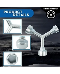 Xdovet Meter Box Key Wrench Set Water Valve Electric Heavy Duty Steel