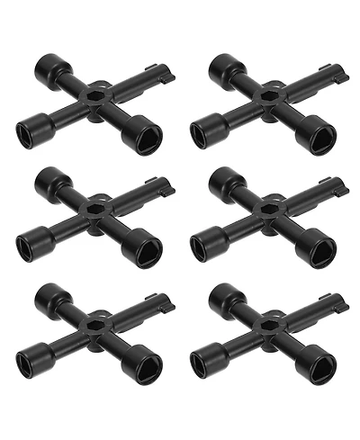 Xdovet 4 Way Utility Key Multifunction Wrench For Valve Spigots Cabinet
