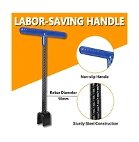 Xdovet Water Meter Key 4-Way Shut Off Wrench T-Handle Valve Tool
