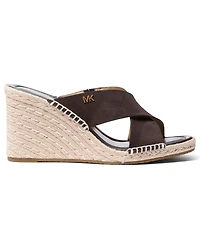 Michael Kors Women's Kenzie Slip-On Wedge Sandals