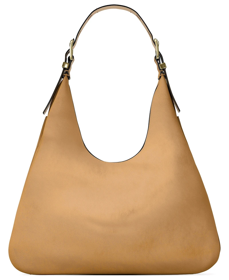 Michael Kors Women's Nolita Large Nubuck Hobo Shoulder Bag
