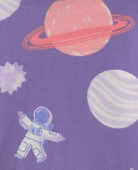 Carter's Toddler Girls' 2T-5T Space Dog Cotton Snug-Fit Pajama, 4-Piece Set