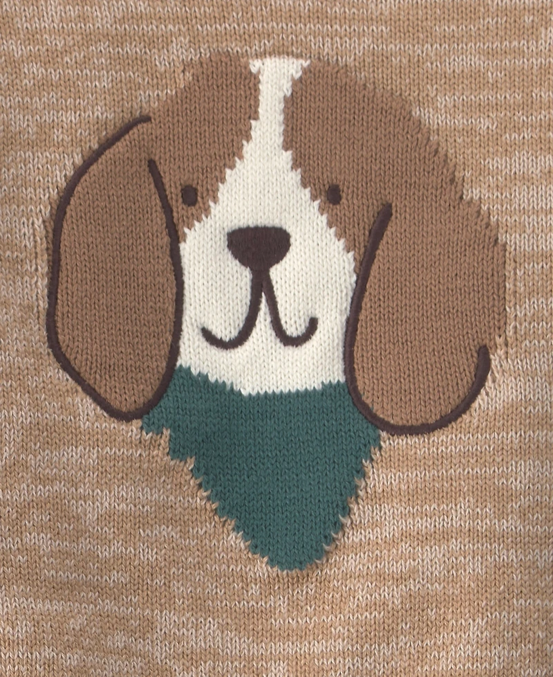 Carter's Baby Boys' Dog Graphic Long-Sleeve Sweater and Pants, 2-Piece Set
