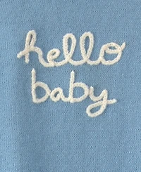 Carters Baby Boys' Hello Graphic Long-Sleeve Top and Pants, 2-Piece Set