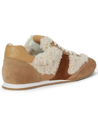 Lauren Ralph Women's Dani Low Profile Shearling Sneakers