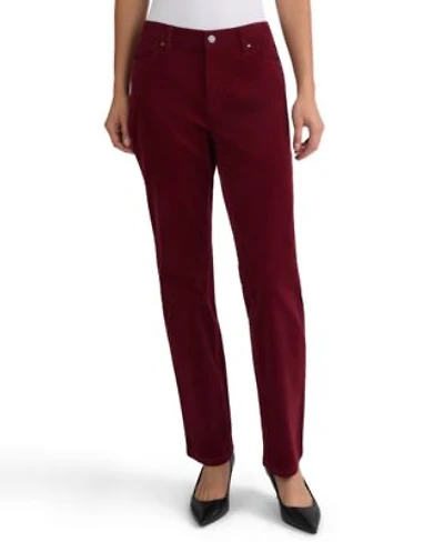 Jones New York Womens Lexington Corduroy Straight Pants