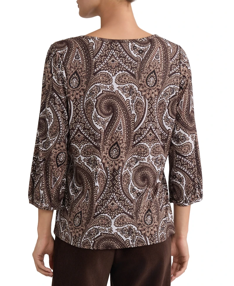 Jones New York Women's Round Neck Top