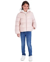 Michael Kors Toddler Girls' 2T-5T Peplum Heavy Weight Puffer Jacket