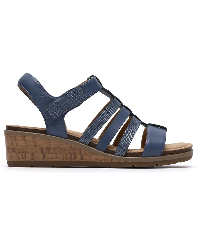 Clarks Women's Kacha Step Wedge Sandals
