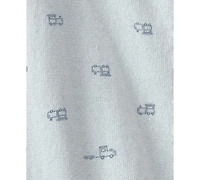 Carter's Baby Boys' Train 2-Way Zip Long-Sleeve Jumpsuit