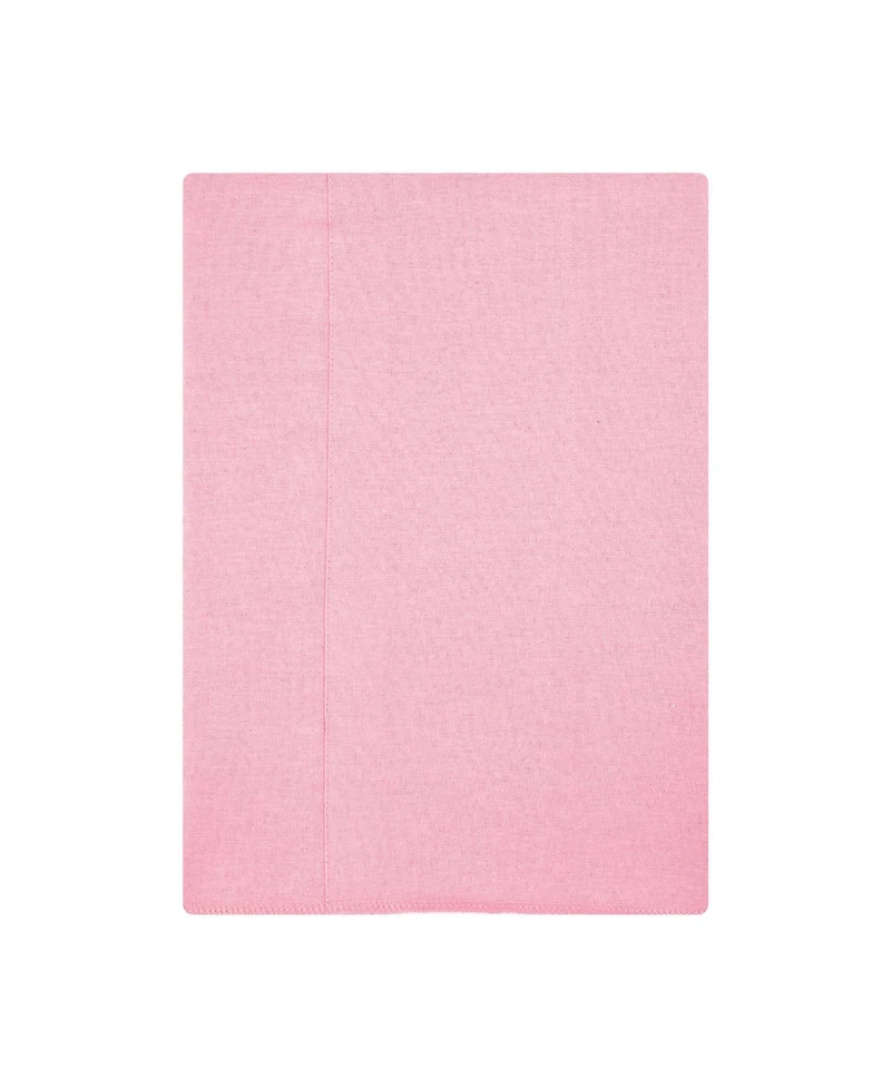 Hudson Baby Girl Cotton Poly Flannel Burp Cloths -Pack