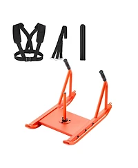 Hongge Push Pull Weight Training Sled with Adjustable Support Rods