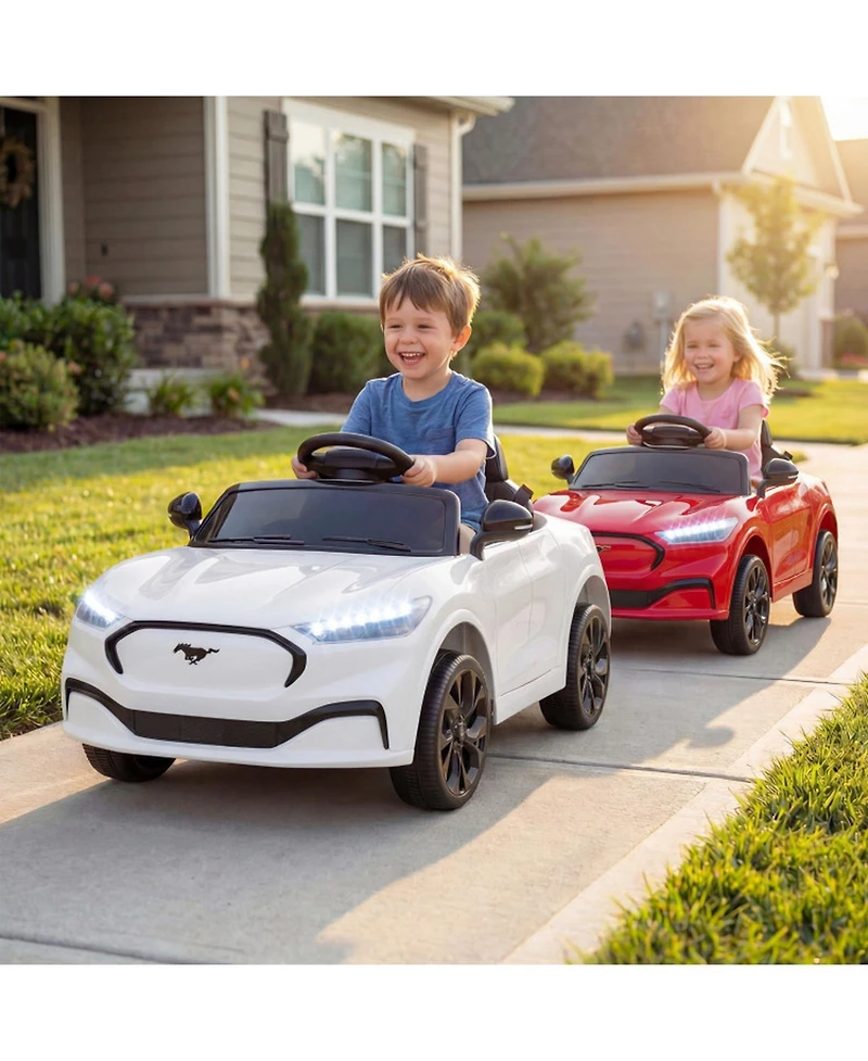 Hongge 12V Kids Ride-On Suv with Remote Control & Led Headlights, 66-Lb. Capacity, Ages 3-8