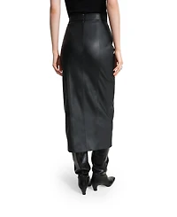 Marcella Women's Nerida Leather Pencil Midi Skirt
