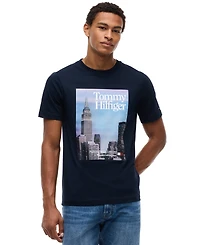 Tommy Hilfiger Men's Ny Landscape Photo T-Shirt