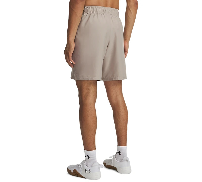 Under Armour Men's Moisture-Wicking Logo-Print 8-1/4" Tech Shorts