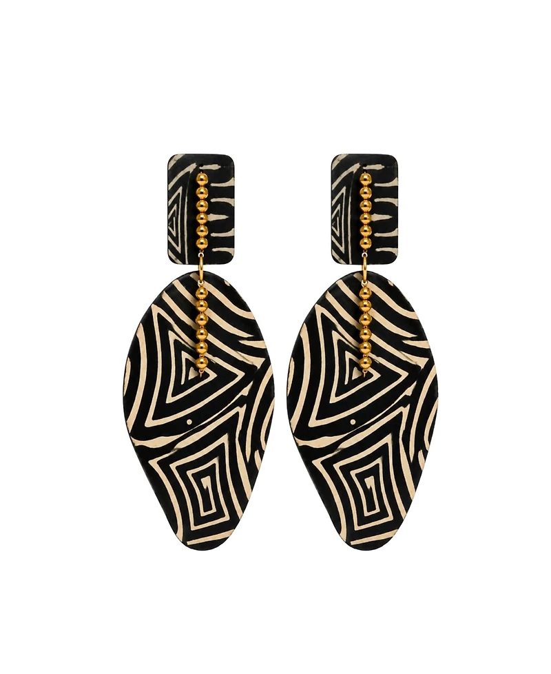 Swanky Designs Adana Statement Earrings