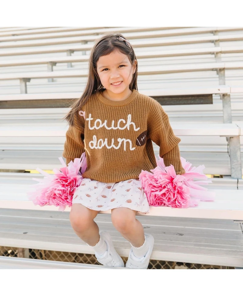 Sweet Wink Little and Big Girls Game Day Glitter Bow Headband
