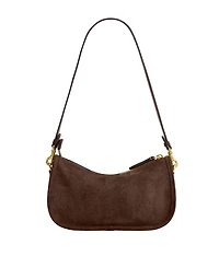 Coach Waverly Small Suede Shoulder Bag
