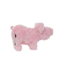 Mighty Jr Farm Piglet 2 Pack, Durable Plush Squeaky Dog Toy