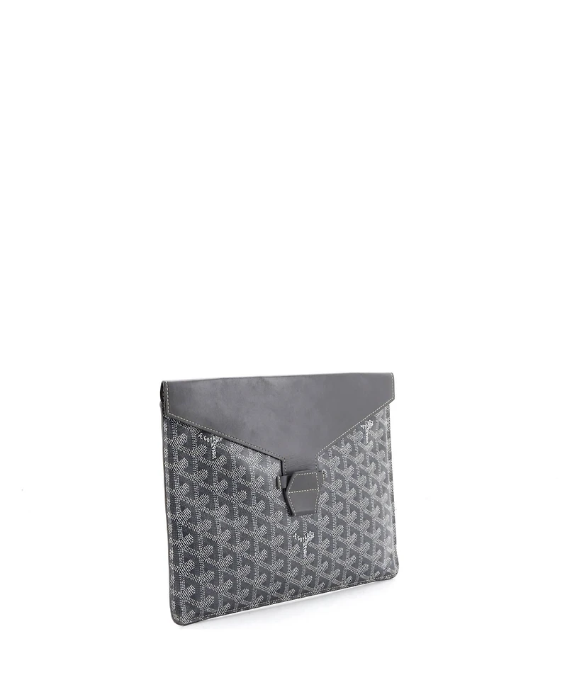 Pre-Owned Goyard Mm Camondo Horizontal Clutch Ii Coated Canvas
