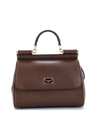 Pre-Owned Dolce and Gabbana Medium Miss Sicily Bag Leather