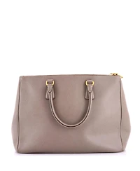 Pre-Owned Prada Large Double Zip Lux Tote Saffiano Leather