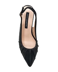 French Connection Women's Ruched Kitten Heel