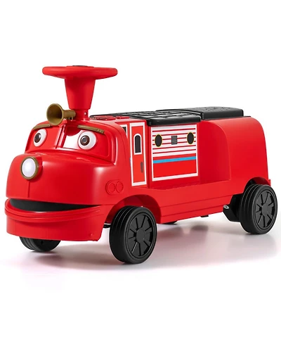 Sugift 12V 2-Seater Ride-On Train with Music, 37.5" x 16" x 20", Ages 3-6