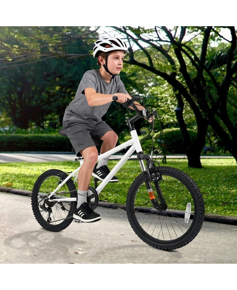 Sugift 20" & 24" Front-Suspension 6-Speed Mountain Bike, Ages 8+