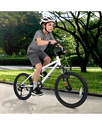 Sugift 20" & 24" Front-Suspension 6-Speed Mountain Bike, Ages 8+